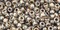 Toho 8/0 Round Japanese Seed Bead, TR8-993, Gilt Lined Black Diamond